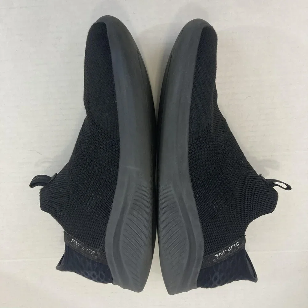 Skechers Slip-Ins Hands Free Shoes Mens Size 11 Black Mesh Sneakers SN 232450‎